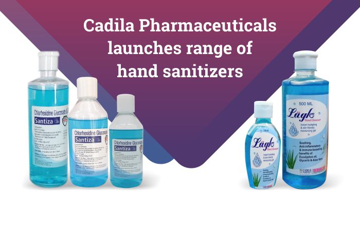 Cadila Pharma launches a range of hand sanitizers