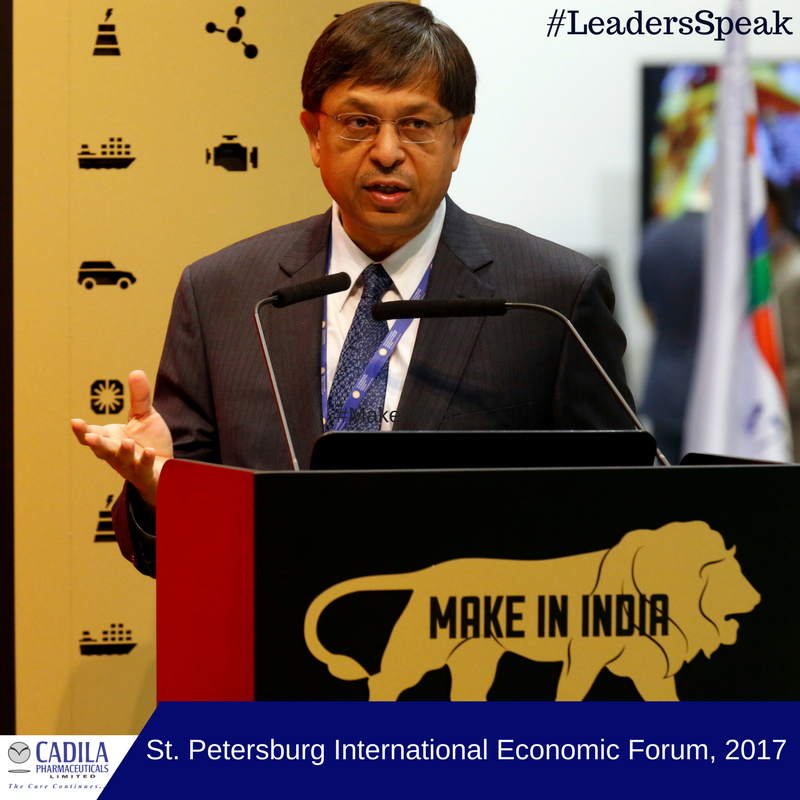 Rajiv Modi, CMD, Cadila Pharmaceuticals, St Petersburg, International Economic Forum