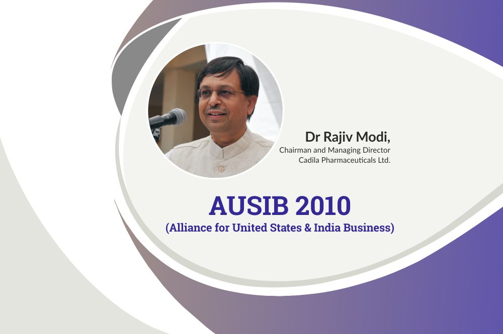 Dr Rajiv Modi, CMD, Cadila Pharmaceuticals at AUSIB 2010