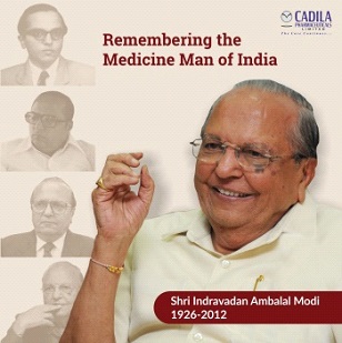 Founder Chairman – Indravadan Ambalal Modi 1926-2012
